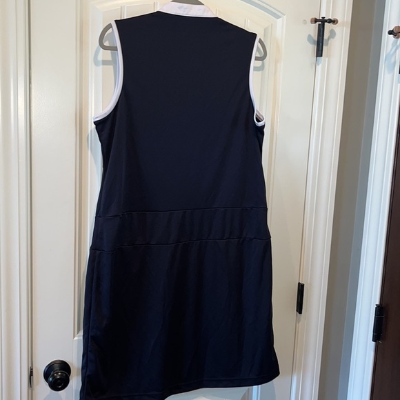Navy ZYIA tennis golf athleisure dress sporty preppy country club size XL - Picture 10 of 12